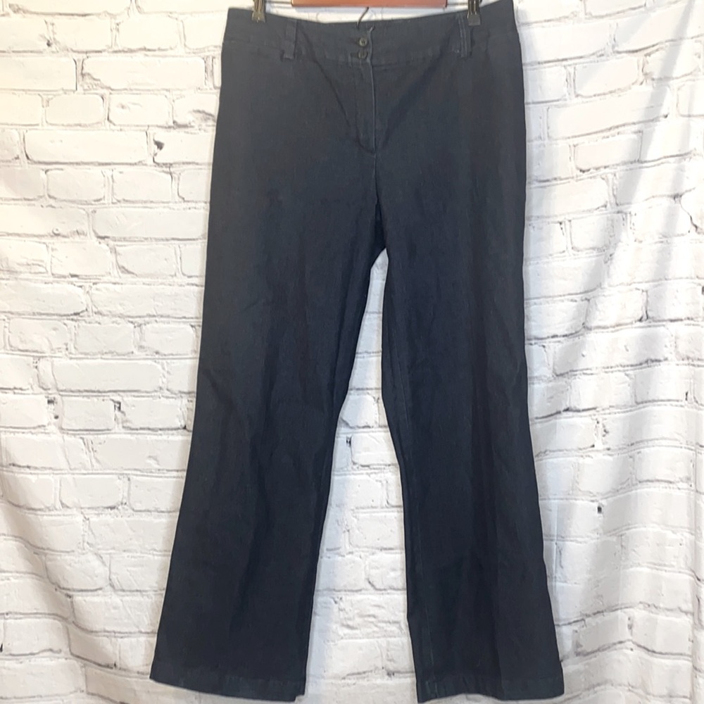 Focus 2000 Dark Blue Denim Pants Size 12 Petite